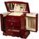 Mele & Co Harmony Cherry Finish Wooden Jewelry Box - Red