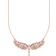 Thomas Sabo Phoenix Wings Necklace - Rose Gold/Pink/Transparent