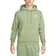 Nike Sportswear Club Fleece Pullover Hoodie - Oil Green/White