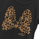 Fifth Sun Disney Minnie Mouse Leopard Print Bow Graphic Tee