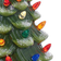 Kurt Adler 12.8-Inch Battery-Operated LED Ceramic Christmas Tree Ornament 13"