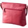 Leather Crossbody Bag - Red