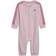 Adidas Infant Essentials 3-Stripes French Terry Bodysuit - Clear Pink/Preloved Fuchsia