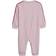 Adidas Infant Essentials 3-Stripes French Terry Bodysuit - Clear Pink/Preloved Fuchsia