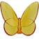 Baccarat Lucky Amber Butterfly Figurine 2.5"