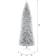 GlitzHome 9ft. Unlit Silver Tinsel Artificial Christmas Tree 108"