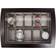 Mele & Co Royce Locking Glass Top Wooden Watch Box (00688S12)