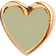 Stine A Petit Love Heart Earring - Gold/Olive