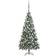 vidaXL LEDs&Ball Set Pine Cones Christmas Tree 82.7"