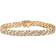 PalmBeach Curb-Link Bracelet - Gold/Diamonds