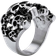 PalmBeach Skull Ring - Silver