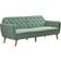 Novogratz Tallulah Memory Light Green Velvet Sofa 83" 2 Seater