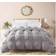 St. James Home Pintuck Duck Bedspread Green, Gray, White (228.6x228.6)