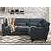 Belffin Convertible Sectional Bluish Grey Sofa 80.7" 3 4 Seater