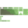 Glorious GPBT 115 Keycaps Green (Nordic)