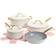 Paris Hilton Iconic Cookware Set with lid 10 Parts