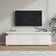 Rolanstar TV Stand with LED Lights & Power Outlet TV Bench 59x17.7"