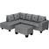 DKLGG Sectional Sofa 67" 5 Seater