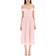 Self-Portrait Women's Print Chiffon Midi Dress - Pink Gingham