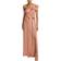 Adrianna Papell Crepe One-Shoulder Maxi Dress