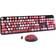 UBOTIE Colorful Computer Wireless Keyboard & Mice Combo