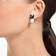 Swarovski Iconic Swan Pierced Earring - Rose Gold/Black/Pearls