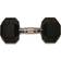 Titan Life Hex Rubber Dumbbell 2.5kg