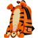 Loungefly Disney Winnie The Pooh Tigger Cosplay Mini Backpack - Multicolor