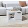 vidaXL Engineered Wood High Gloss White Sofabord 50x50cm