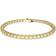 Swarovski Matrix Tennis Bracelet - Gold/Transparent