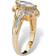 PalmBeach Marquise Cut Engagement Ring - Gold/Transparent
