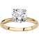 PalmBeach Solitaire Engagement Ring - Gold/Transparent