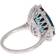 Effy Pear London Ring - Silver/Blue/Diamond