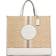 Coach Dempsey Tote 40 In Signature Jacquard With Stripe And Coach Patch - Gold/Light Khaki Chalk