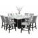 Steve Silver Camila Dining Set 54x54" 9