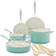 GreenLife Artisan Healthy Cookware Set with lid 12 Parts