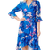 Adrianna Papell Chiffon Short Wrap Dress