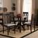 Baxton Studio Anise Grey / Dark Brown Dining Set 35.4x35.4" 5