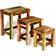 vidaXL Set 3 Nesting Table