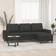 vidaXL Microfiber fabric Sofa 84.3" 3 Seater