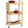 Honey-Can-Do 38-Inch Bamboo Cart Trolley Table