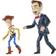 Mattel Disney Pixar Toy Story Benson & Woody Figure 2 Pack