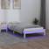 vidaXL Solid Wood Bed with LEDs Bettrahmen 90x190cm