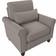 Bush Hudson Accent Beige Herringbone Lounge Chair 36"