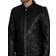 Superdry Slim Fit Coach Leather Jacket - Black