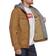 Levi's Washed Hooded Military Jacket - Brown
