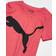 Puma Boy's Triple Logo Print T-shirt - High Risk Red Heather