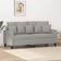 vidaXL Fabric Light Gray Sofa 62.2" 2 Seater