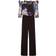 Adrianna Papell Off The Shoulder Jumpsuit - Black/Multi