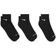 Nike Everyday Plus Cushioned Ankle Training Socks 3-pack - Black/White